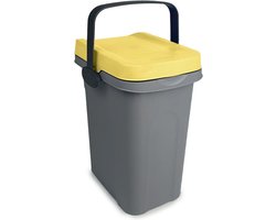 Afvalbakje aanrecht - 'Home Eco System' - Afvalscheiding - 7 Liter - Geel