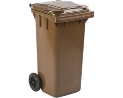 Afvalcontainer 120 liter bruin - Container 120 liter - Kliko