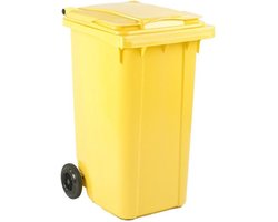 Afvalcontainer 240 liter geel | Kliko