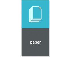 Afvalemmer Marker Magnetisch - Papier - Grijs - Simplehuman