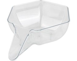 Afvoermand met afneembare zeeftrechter - multifunctionele voedselzeef - plantaardige wasmand - filtermand - afvoerfilter - fruitbak - fruitspoelbak - waskom - keukenaccessoires