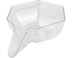 Afvoermand met afneembare zeeftrechter - multifunctionele voedselzeef - plantaardige wasmand - filtermand - afvoerfilter - fruitbak - fruitspoelbak - waskom - keukenaccessoires