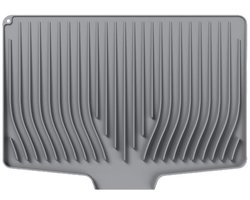 Afvoermat - 35 X 48 X 1.5 Cm - Siliconen - Afdruipmat - Antislip Afvoermat -Siliconen Afwasmat - Afdruipmat Rubber - Siliconen Afdruipmat Voor Aanrecht - Afdruipmat - Antislip Afdruipmat Met Ingebouwde Afvoer - grijs