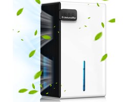 AG240 Luchtontvochtiger Slaapkamer - Wit- luchtontvochtiger en luchtreiniger - Dehumidifier - luchtontvochtigers - Grote watertank 2.5L capaciteit, 800ml/D ontvochtiging, 10-35m2 -energiezuinig, verlichting 7 kleuren - Voor huis, badkamer & kelder