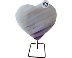 Agaat Hart op standaard Naturel