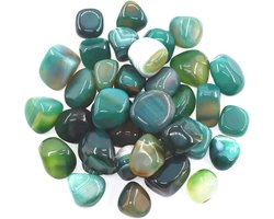 Agaatstenen Trommelstenen voor Planten, Cactussen en Vetplanten – 17-25mm (0.67"-0.98") voor Beddengoed en Landschapsdecoratie