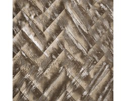 AGATA-1 Decoratieve Plaid 170x210 cm - Brons & Goud