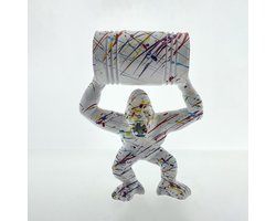 AI - Woondecoratie - Aap - Beeld - Pop Art