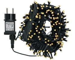 Aigostar 101PQ - Sfeerverlichting - 300 led lampjes - 15 meter - IP44 - Lichtsnoer - Decoratie verlichting - Warm wit - Voor binnen & buiten