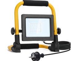 Aigostar 13VRQ - LED Werklamp - Bouwlamp - IP44 Stootvast - 20W - 1800lm - 6500K - Daglicht wit - incl. 180cm Aansluitstekker