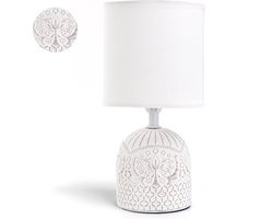 Aigostar Tafellamp - Keramiek - Lamp met kap