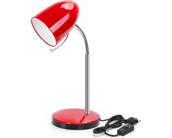 Aigostar Wave -Bureaulamp Flexibel, H280mm - Rood