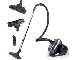 Aigostar Zack 30LSZ - Steelstofzuiger - Stofzuiger Zonder Zak - 2 Liter - 17KPa - HEPA 12 Filter - 800W - Lichtgewicht - Zwart