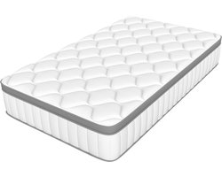 Aiidoits Matras 80x200 cm - Pocketvering Matras 25cm Dik - 7 zones - OEKO-TEX Gecertificeerd - Anti-Allergische - Orthopedisch Eenpersoonsmatrassen - H3/H4 Medium Hard - 10 Lagen Hoogwaardige Materialen - Voor Kinderen en Volwassenen