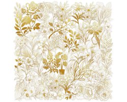 Ainy Goude Bloemen PET Stickers 50 stuks voor bullet journal, fotoalbum, laptop, telefoon, waterfles en zelfs als muursticker of geschenksticker. Beloningsstickers / knutselen stickervellen voor kinderen en volwassenen