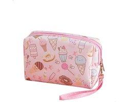 Ainy - Make Up Tasje XS schattig design | kleine compacte organizer 15x11x7cm voor cosmetica en skincare - waterbestendig tas - toilettas dames voor make-up, sieraden en meer | De luxe beautycase voor tafel bureau of onderweg | cadeau voor vrouwen