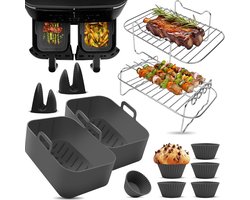 Airfryer Accessoireset - veelzijdig - set van 10 - hoogwaardig