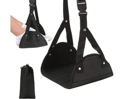 Airplane Footstool - Foldable Hanging Footstool Hammock - Travel Accessories - Portable Footrest voor Office, Dormitory, Airplane en meer