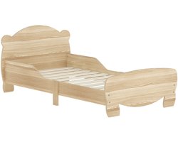 AIYAPLAY Kids Bed MDF 143,5L x 80B x 55H cm Naturholz