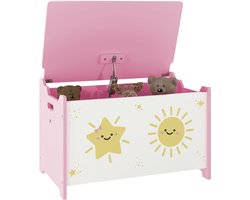 AIYAPLAY - Kinderopbergkist - MDF - 60x37x39cm - Roze