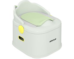 AIYAPLAY Kinderpotje Toilet Kunststof, kunstleer 35,6L x 31,8B x 29,5H cm Grijs