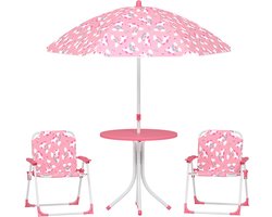 Aiyaplay Kindertuinset-Staal, Kunststof-49,5L x 49,5B x 50H cm-Roze