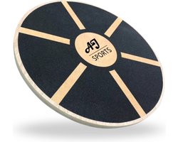 AJ-Sports Balance Board Hout - Balanstrainer - Balans bord - Wiebelkussen - Balansbal - Balanskussen - Balanstrainer - Fitness