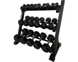 AJ-Sports Dumbbell Rek - Halterrek - Dumbbell Toren - Weight Rack - Dumbbell Houder - Tot 400kg Belastbaar - Exclusief Dumbbells
