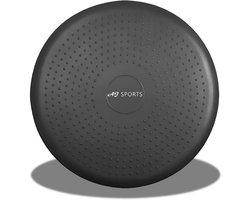AJ-Sports Wiebelkussen Zwart - Ø33 cm - Balance board - Balans bord - Balanskussen - Balans trainer - Inclusief Pomp - Zwart