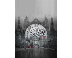 AJAX Amsterdam Centraal Station Metalen Wandbord, Maat:20x30 cm - Sport-Voetbal-F1-Racing-MotoGP-Werkplaats-Garage-Classic Cars-Man Cave-Wandbord Mancave-Kroeg decoratie-Tekstbord-Metalen wanddecoratie