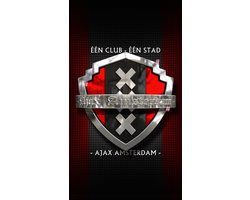 AJAX AMSTERDAM Metalen Wandbord, Maat 20x30 cm, Sport - Voetbal-Werkplaats-Garage-Classic Car-oldtimer-Man Cave-Wandbord mancave-Kroeg decoratie-Tekstbord-Metalen wanddecoratie