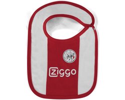 Ajax-baby slabbetje wit rood wit
