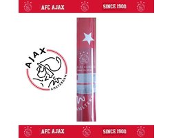 Ajax Behangrand 500 x 18 cm - Ajax Behang - Rood Wit - AFC Ajax Amsterdam 5 meter Lange Behangrol