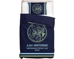 Ajax-dekbedovertrek blauw 140x200cm