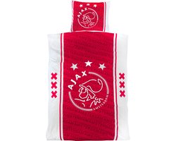 Ajax-dekbedovertrek wit-rood-wit Amsterdam