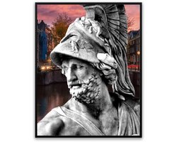 Ajax God Fotolijst 30 x 40 cm - Poster - Kunst - Schilderij - Foto - Lijst - Kado