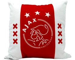 Ajax-kussen wit rood wit 40x40cm