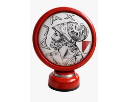 Ajax Sfeerlamp / Tafellamp - Lamp - Klassiek Logo - Voetbal Cadeau - Rood/Wit - 31 cm