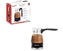 Akane Elektrisch Koffiezetapparaat | Espressomachine | 500 Ml Arabisch | inductie | Machine Pot Warmer Ketel | Turkse koffiekan | voor camping,Thuis, Thee, Koffie | Stijlvol | Zwart