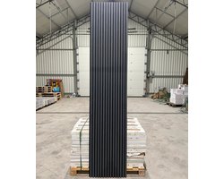 Akoestische wandpaneel - Latten wanden - 60x280 cm - Black oak - 25 mm latten