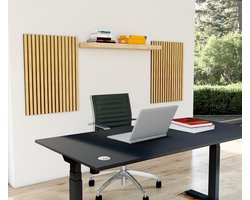 Akoestische Wandpanelen Oxford – Set van 2 (Licht Eiken)