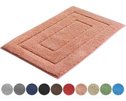 AKSA Home® Badmat 50x80 cm - Douchemat antislip - Badmat antislip - Badkamermat - Vloerkleed - Roze