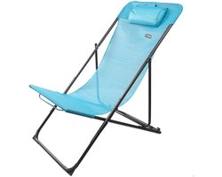 Aktive Multifunctionele Ligstoel Zilver 53 x 78 x 87.5 cm