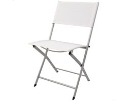 Aktive Opvouwbare Tuinstoel Zilver 46 x 55 x 81 cm