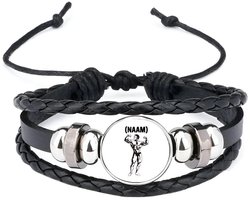 Akyol - bodybuilding met eigen naam armband zwart - Fitness - bodybuilder - sport