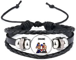 Akyol - boksen met eigen naam armband zwart - Sport - bokser - vechtsport