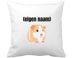 Akyol - cavia met eigen naam Kussen hoes - Cavia - iemand die cavia's heeft - cavia liefhebber - dieren - cadeau - verjaardag - kado - - 40 bij 40 cm