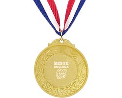 Akyol - collega medaille goudkleuring - Collega - beste collega's - cadeau - afscheid - verjaardag - leuk kado voor je collega om te geven
