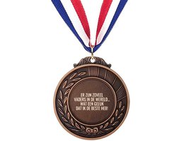 Akyol - er zijn zoveel vader in de wereld... wat een geluk dat ik de beste heb medaille bronskleuring - Papa - de liefste en beste vader - vaderdag cadeautjes - vaderdag - cadeau - verjaardagscadeau - verjaardag - geschenk - gift - vader artikelen