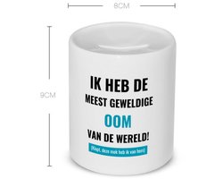 Akyol - ik heb de meest geweldige oom van wereld (klopt, deze mok heb ik van hem) Spaarpot - Oom - de meest geweldigste oom - verjaardagscadeau - verjaardag - cadeau - cadeautje voor oom - oom artikelen - kado - geschenk - gift - 350 ML inhoud